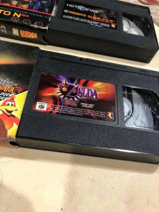 Vintage Rare Majora ' s Mask Promo VHS 2000 Toys R Us & Nsiders Guide Nintendo N64 3