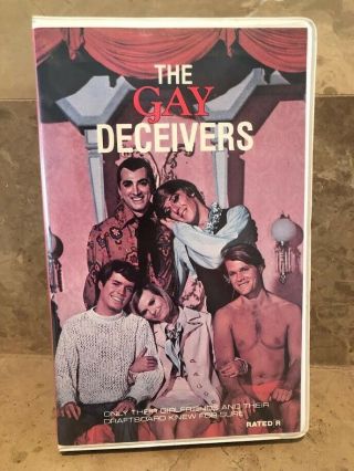 Gay Deceivers Vhs Rare Cult Hollywood Home Theater Black Devil Doll From Hell