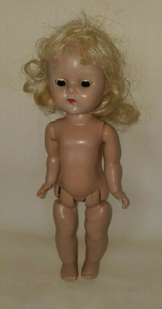 Vintage Blonde Vogue Ginny Straight Leg Walker Doll Tlc $24.  99