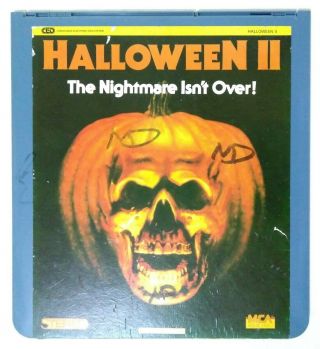 Ced Videodisc Laserdisc - Halloween Ii 2 - Very Rare Horror Movie