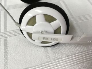 RARE White AUTHENTIC Sennheiser PX 100 Headphones - Right Side Not - 3