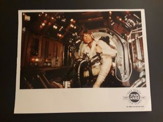Star Wars Promo Glossy Photos 1987 First Ten Years Luke Skywalker B - Wing Rare