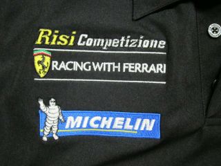 RISI Competizione Rare IMSA Racing With Ferrari TEAM MEMBERS ONLY Shirt - Large 2