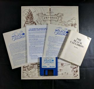 The Black Cauldron (PC),  Rare Vintage Sierra Disney 3.  5 