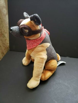 Rare Loote Crate Fallout Dogmeat Dog Plush Toy Stuffed Animal Bandana Goggles