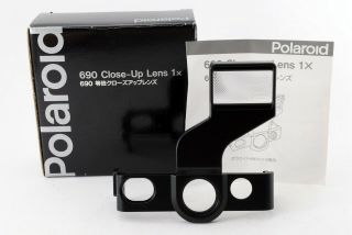 Very Rare 【almost In Box】polaroid 690 Close - Up Lens 1x From Japan 2194