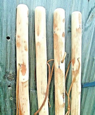 Large Farmer Wooden Walking Stick Cane Solid Thick Rustic Chestnut Wood Stick