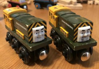 Thomas And Friends Wooden Railway Iron ‘arry & Bert Limited Production Rare