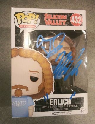 Tj Miller Silicon Valley Erlich Rare Signed Autographed Pop Funko 432