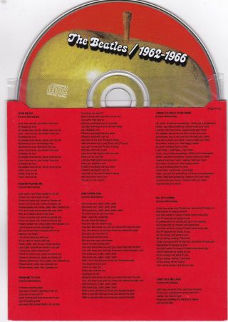 THE BEATLES 1962 - 1966 2 CD MINI LP RARE SILVERS 3