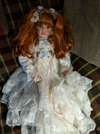 Rare - Donna Rubert And Rustie Sitting Doll 2002 - Around 34 Inch In Height -