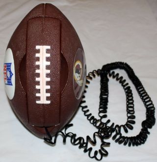 Rare Vintage Nfl Redskins Football Push Button Corded Phone