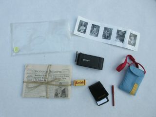 Vintage American Girl Kit’s Reporter Set Photography Camera Accessories Photos