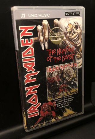 Iron Maiden The Number Of The Beast Umd For Psp 2005 Classic Albums Movie Rare