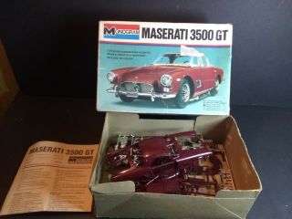Maserati 3500 Gt 1:25 Scale Model Kit Monogram 2245