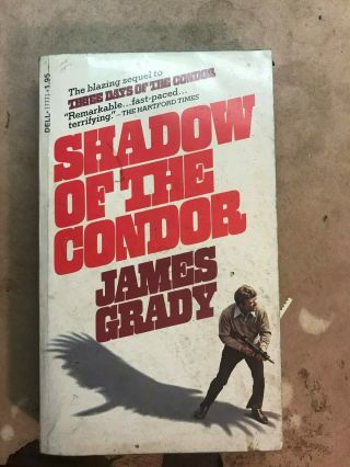 Shadow Of The Condor By James Grady Rare Dell 1977 Paperback