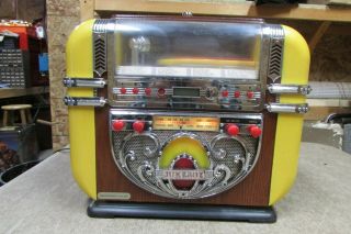 Vintage 1997 Polyconcept Jukebox Machine Am/fm Radio Cd Player Rare Retro Decor