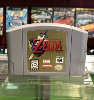 Rare The Legend Of Zelda: Ocarina Of Time N64 Demo Not For Resale.