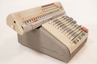 Rare Vintage MONROE Matic Monromatic Adding Machine Calculator CSA - 10 3