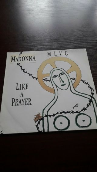 Madonna Like A Prayer - Remix 12 " Vinyl Single Record (maxi) German W7539t Rare