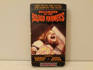 Invasion Of The Blood Farmers (vhs) Rare/oop Horror