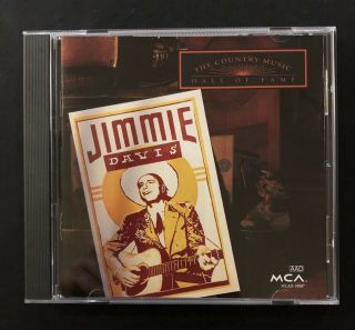 Jimmie Davis The Country Music Hall Of Fame Rare Cd Greatest Hits Pristine Jimmy