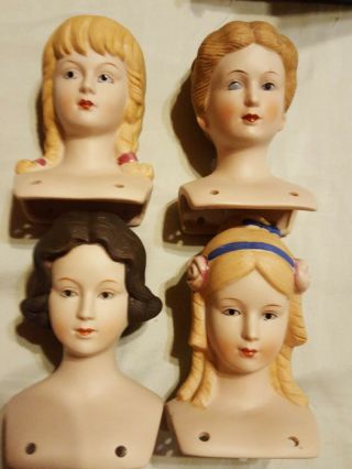 Vintage Bisque Porcelain Doll Kits,  Little Women,  Jo,  Meg,  Beth,  Amy Shackman 2