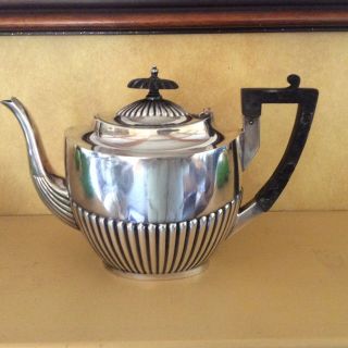 Vintage Silver Plate Walker & Hall Sheffield Half Teapot