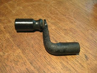 Vintage Antique Kellogg / Western Electric Wood Wall Telephone Hand Crank Part