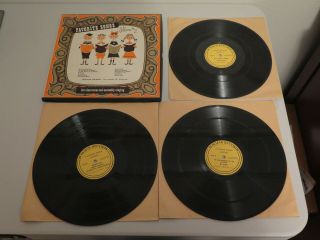 Rare Favorite Songs (for Kids) 3 Album Set 1956 Bowmar Records 78rpm Records