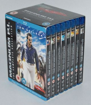 Magnum P.  I.  - The Complete Collecti (uk Import) Blu - Ray Tom Selleck Rare