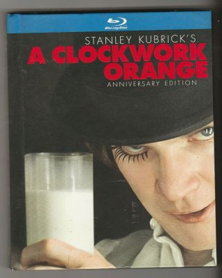 A Clockwork Orange 40th Anniversary Edition Blu - Ray Stanley Kubrick Rare Oop