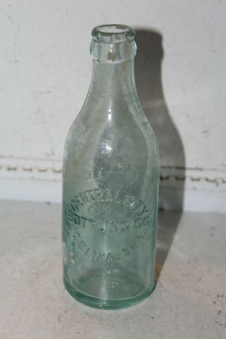 Central City Bottling Co.  Selma Alabama Embossed Circle Slug Bottle Ala Al Rare