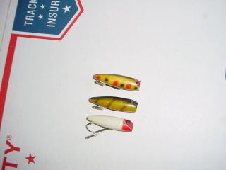 Three Early Cup South Bend Trout Oreno Fly Rod Lure