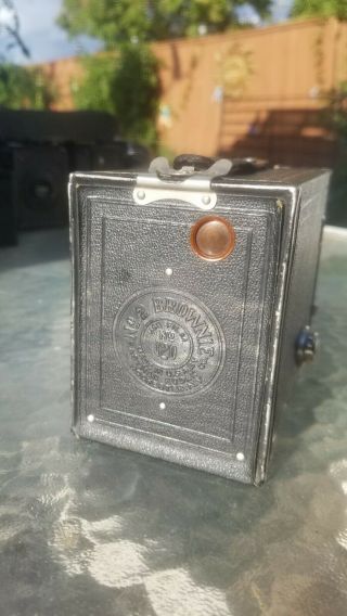 Antique Eastman Kodak Brownie No 2 - Box Camera model F 3