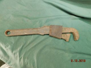 Vintage Adj Wrench By Standard Wrench & Tool Co @ 15 - 3/4 " Long Antique Tool