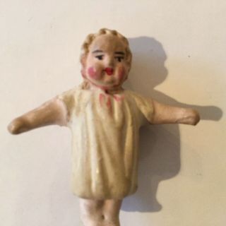 Vintage German Composition Baby - 1.  5” Tall