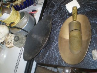 Antique Scale Pans And Scoop