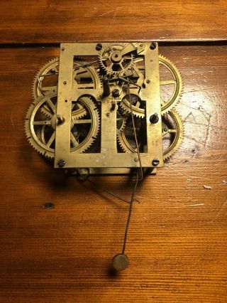 Antique Seth Thomas Ogee Clock Movement