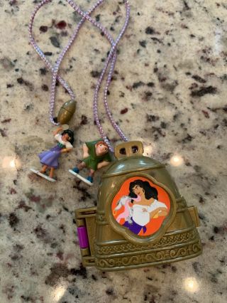 Vintage Disney The Hunchback Of Notre Dame Necklace Locket Complete