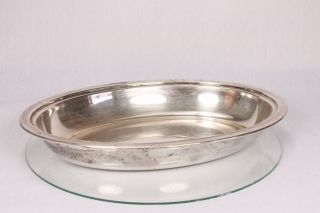 Vintage Silver Plate Epns Oval Serving Dish Ashet Vegetables Tureen Platter Bowl