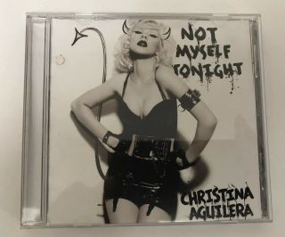 Christina Aguilera Not Myself Tonight Rare Promo Cd Single 2010