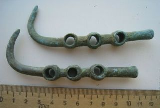 Scythian Bronze Horse Harness Elements 800 - 600 Cent.  B.  C.  Rare