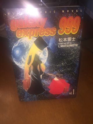 Galaxy Express 999 Vol 1 by Leiji Matsumoto 1999 Rare Manga Viz Graphic Novel 2