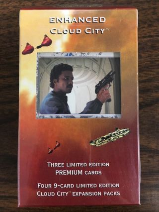 Star Wars Ccg Enhanced Lando With Blaster Pistol Pack Box Cloud City Set