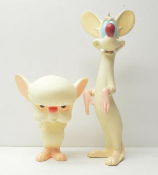 Pinky and the Brain W.  B.  Store Rare Toy pvc Figure 10 & 6 inches tall 1996 set 2