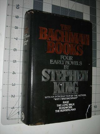 Rare The Bachman Books Stephen King Rage/long Walk/roadwork/running Man 2nd Pt