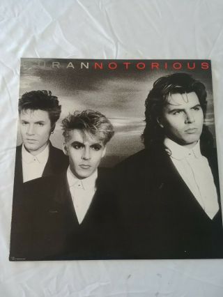 Duran Duran Notorious 1982 Us Promo Record Flat Poster 12 " X 12 " Rare Lp_nm