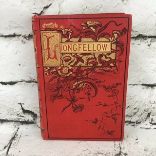 The Early Poems Of Henry Wadsworth Longfellow Rare Antique Hardback Vintage 1884
