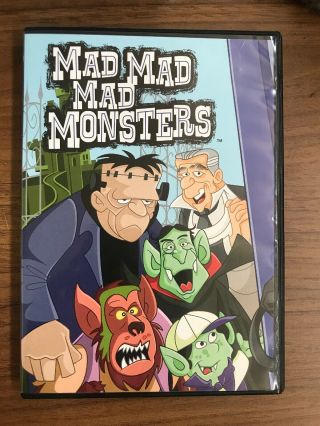 Mad,  Mad,  Mad Monsters Dvd 2011 Rankin - Bass Classic Media Oop Rare